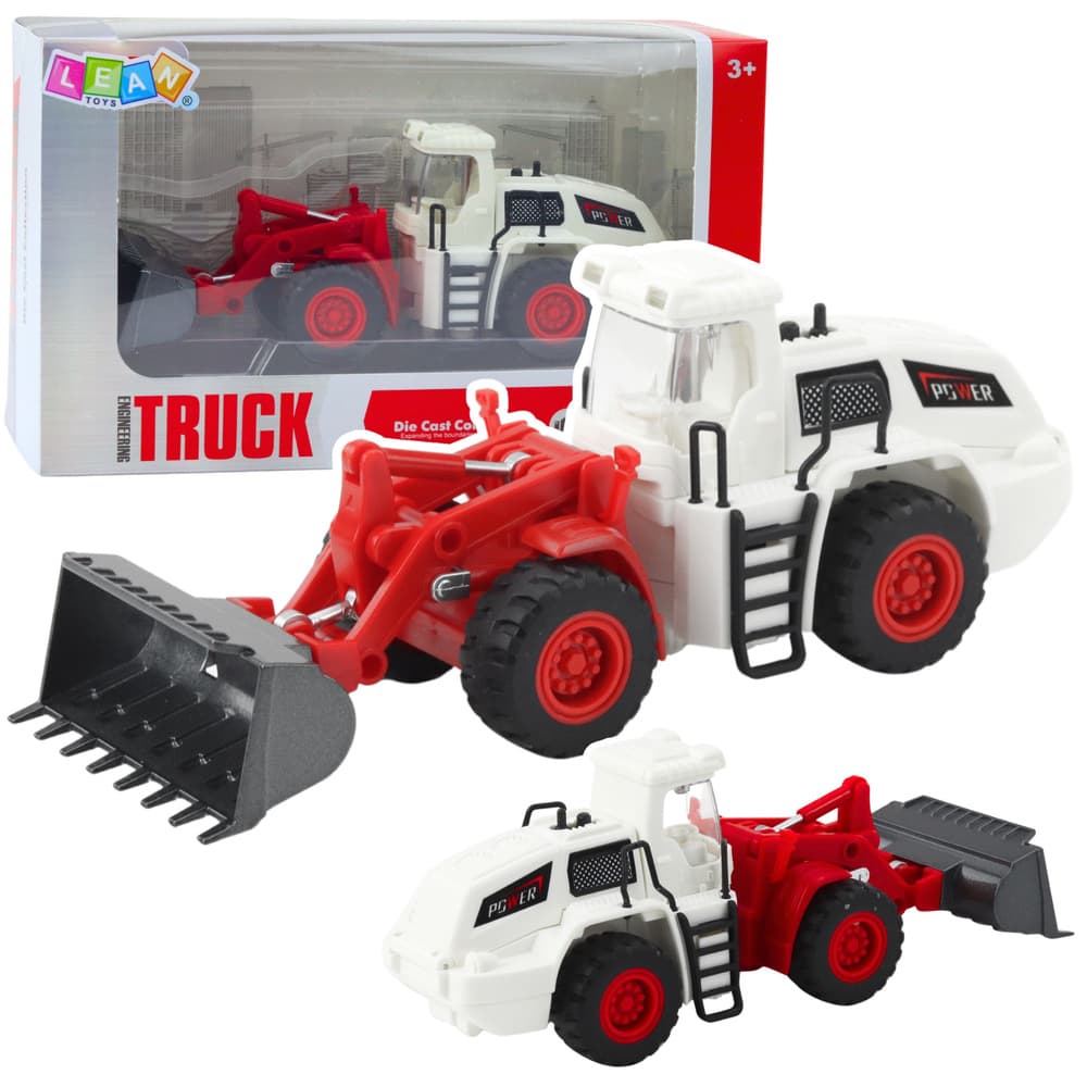 LEAN TOYS gradbeni bager-buldožer, prem. metalna žlica, luči, zvok