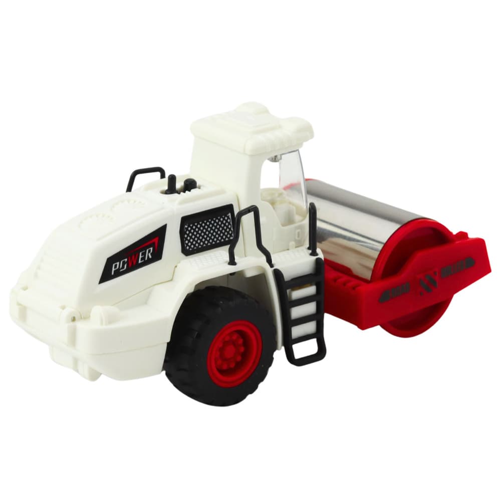 LEAN TOYS Cestni valjar, gradbeno vozilo, kovinski valj, luči, zvoki 4