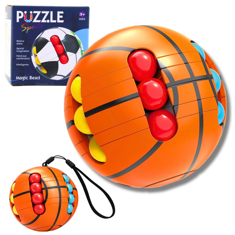 Logična uganka LEAN TOYS Piščanec - senzorična žoga