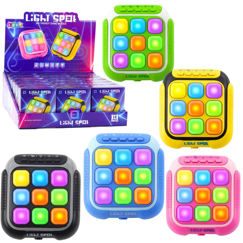 Elektronska igralna konzola LEAN TOYS Light Speed s 6 načini igre