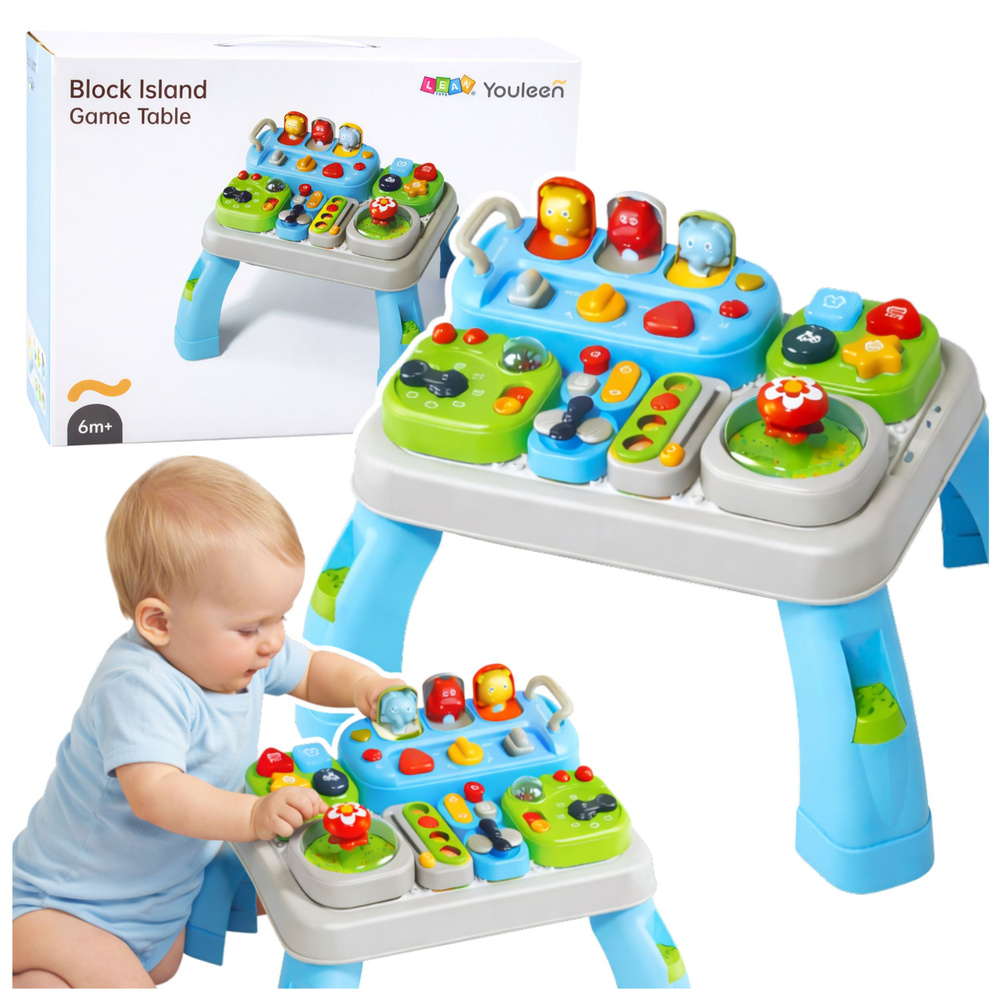 Stolček LEAN TOYS Interaktivni izobraževalni zvočni moduli