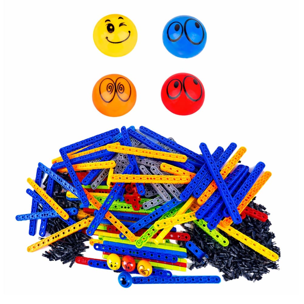LEAN TOYS Kocke Pabirna Steza za Kroglice, 477 kos. 3