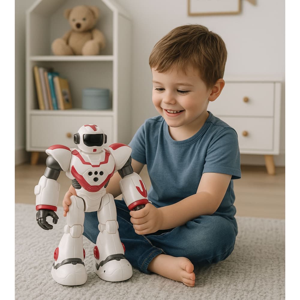 Interaktivni robot LEAN TOYS RC, 16 funkcij, roza 6