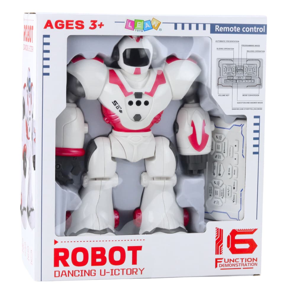 Interaktivni robot LEAN TOYS RC, 16 funkcij, roza 7