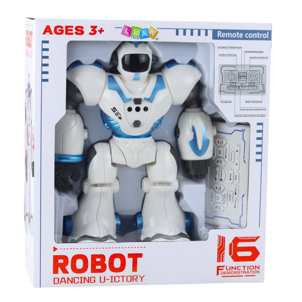 Interaktivni robot LEAN TOYS RC, 16 funkcij, modri 6