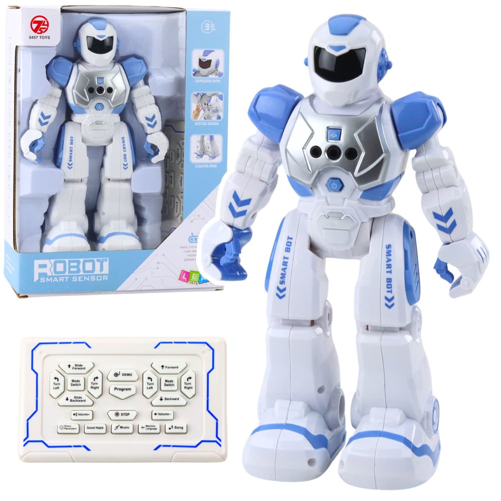 Izobraževalni robot LEAN TOYS, govori, pleše, modri