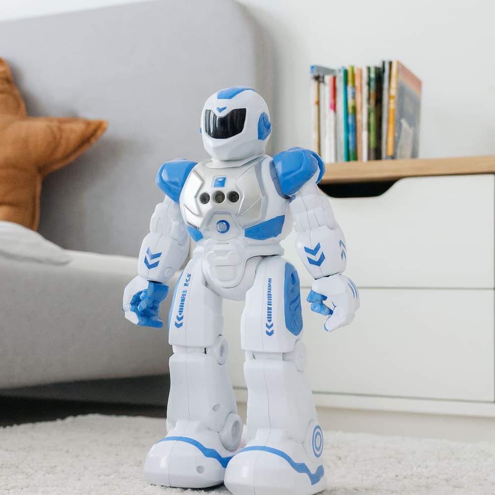 Izobraževalni robot LEAN TOYS, govori, pleše, modri 3