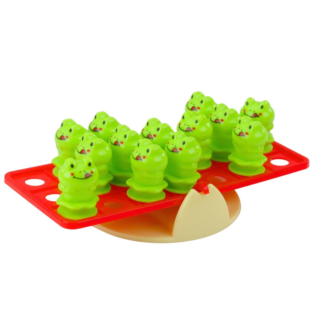 Igra spretnosti LEAN TOYS Balans žabice 2
