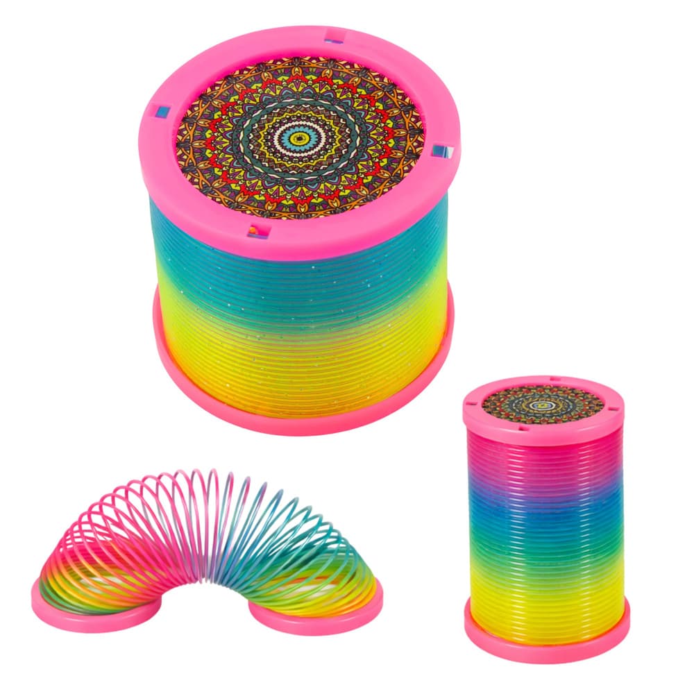 LEAN TOYS Svetleča vzmet za otroke, LED, 1 kos. 3