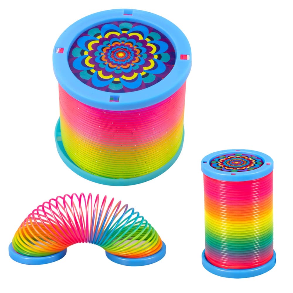 LEAN TOYS Svetleča vzmet za otroke, LED, 1 kos. 5