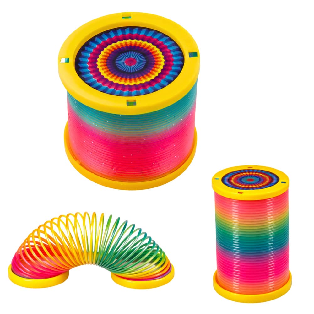 LEAN TOYS Svetleča vzmet za otroke, LED, 1 kos. 7