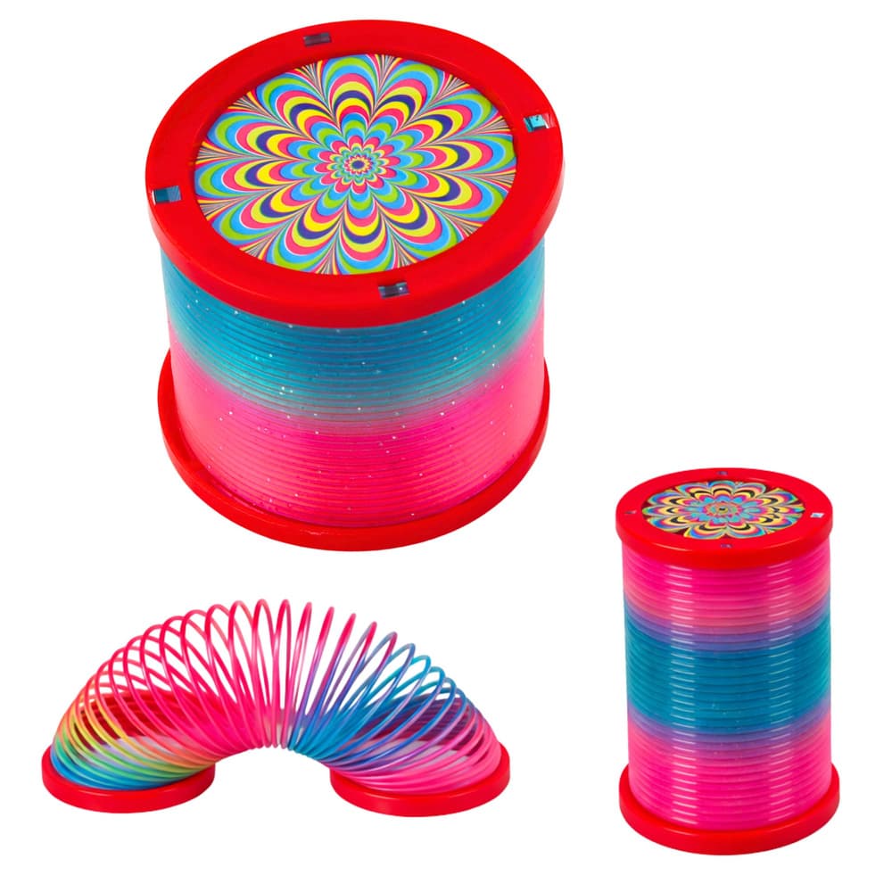LEAN TOYS Svetleča vzmet za otroke, LED, 1 kos. 8