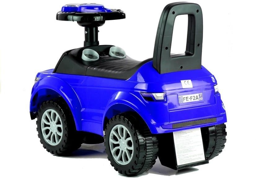 Jeździk dla Malucha 613W Igra + Lučke Modra - LEAN CARS 3
