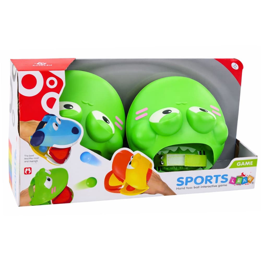 LEAN TOYS Žabe Lovilec Žogic - Igra Zročnosti 6