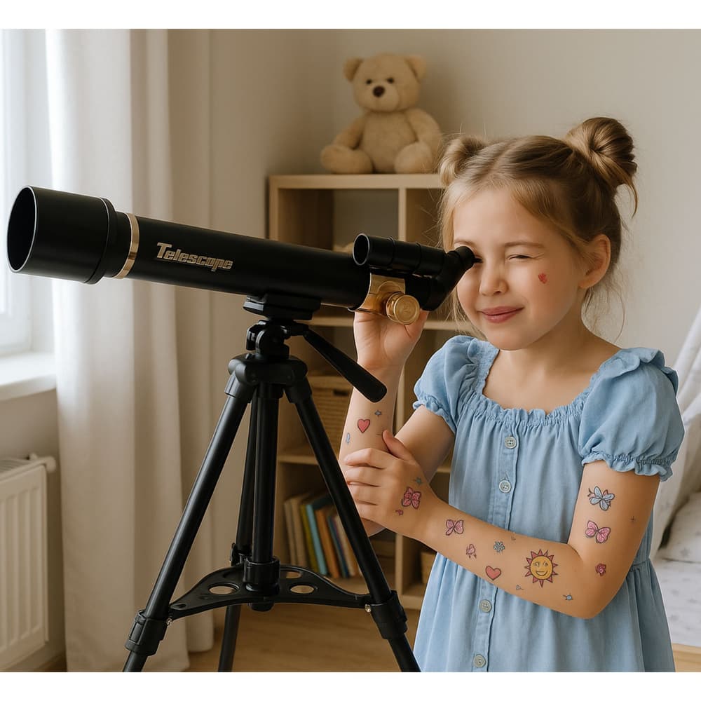 Izobraževalni astronomski teleskop LEAN TOYS z višino 1,35 m 6