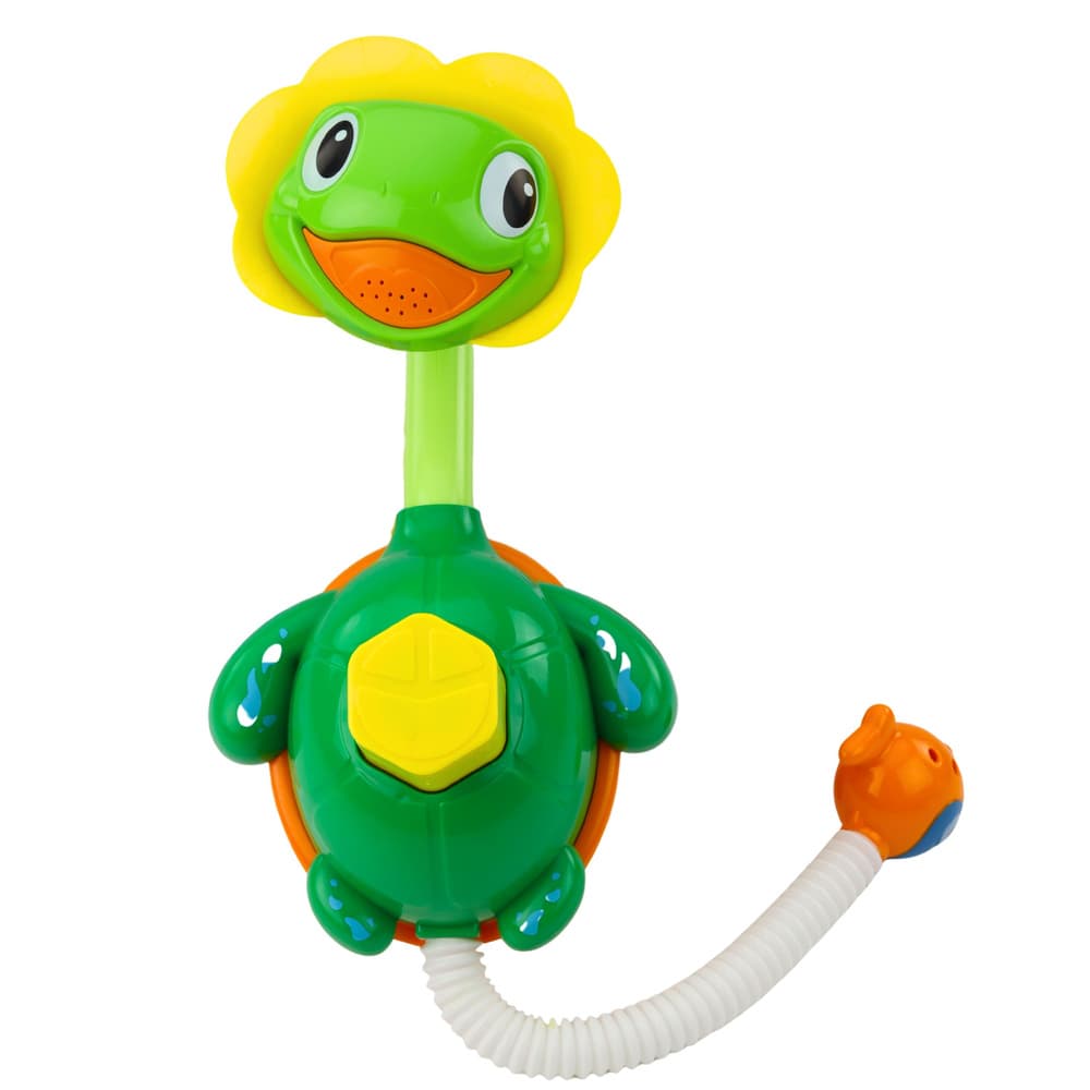 Igrača za kopanje LEAN TOYS Želva z ribico, pršilnik, priseski 2