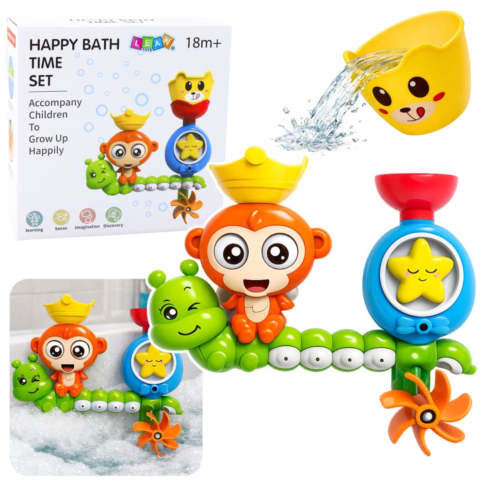 Vodna igrača za kopanje LEAN TOYS Afriški slon, lonček, priseski