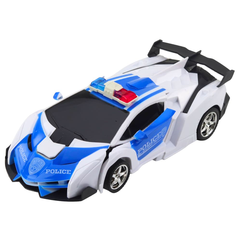 2v1 RC policijski avto robot LEAN TOYS, daljinsko voden 2