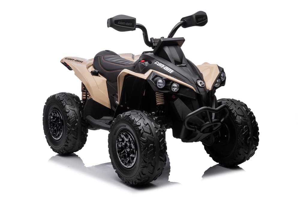 Otroški štirikolesnik LEAN CARS Can-am DK-CA002, na akumulator, khaki, 4x4