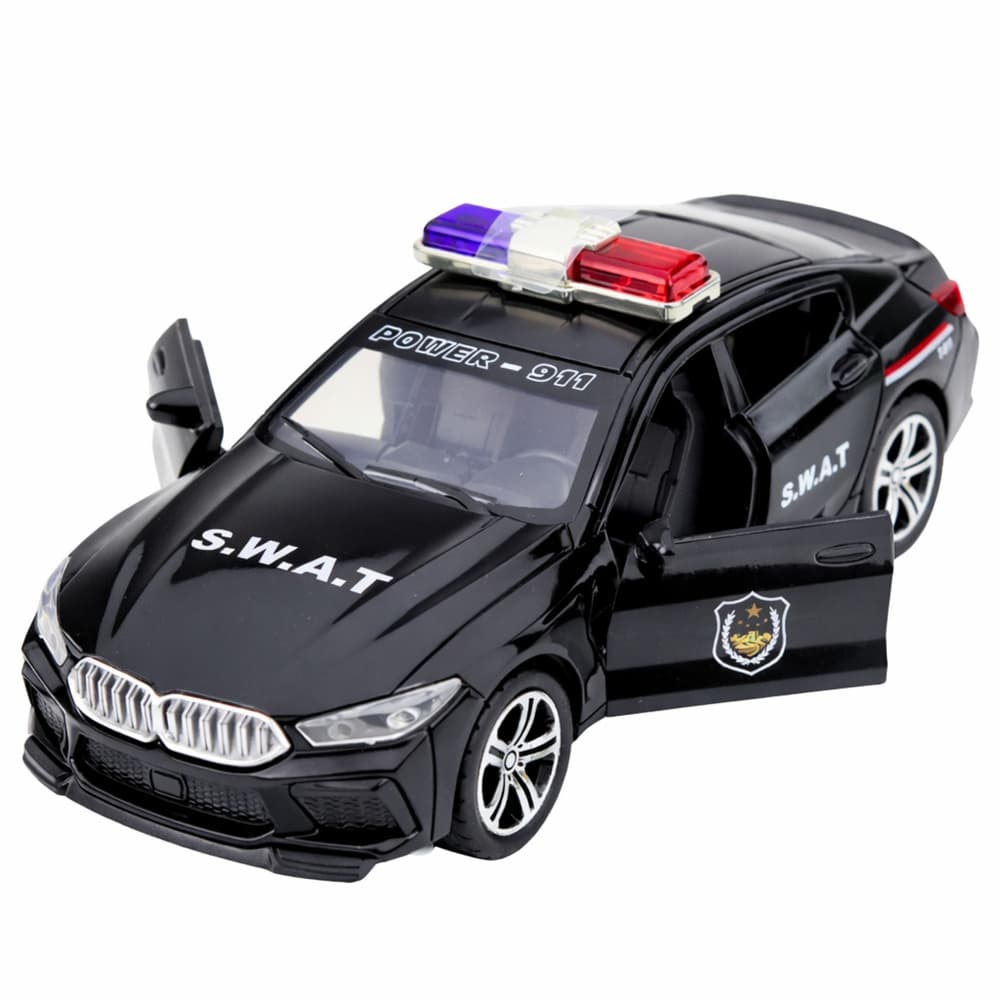 LEAN TOYS SWAT vozilo s lučmi, zvoki, pogonom in vrati 5