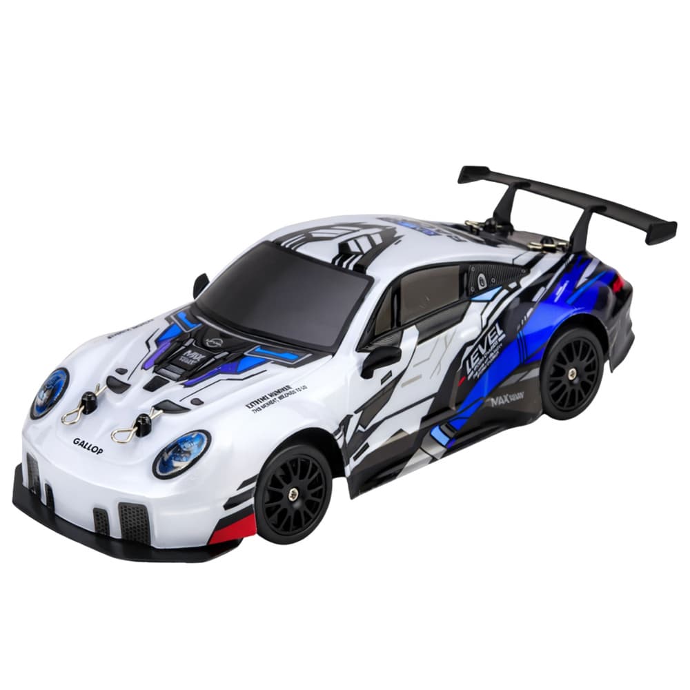 Drift avto na daljinsko vodenje RC, 4WD, modri, 1:24 2
