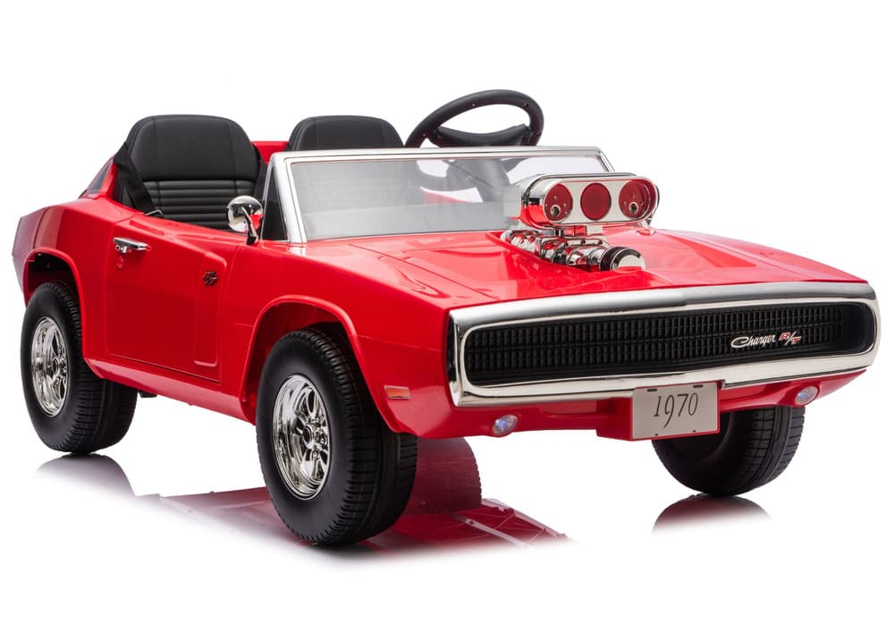Akumulatorski avto LEAN CARS Dodge Charger R/T DLS-K12 24V 7Ah, rdeč