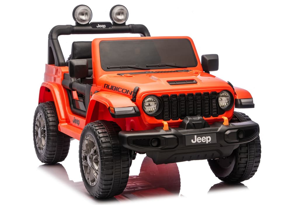LEAN CARS Akumulatorski Jeep Rubicon 4x4 (oranžni)
