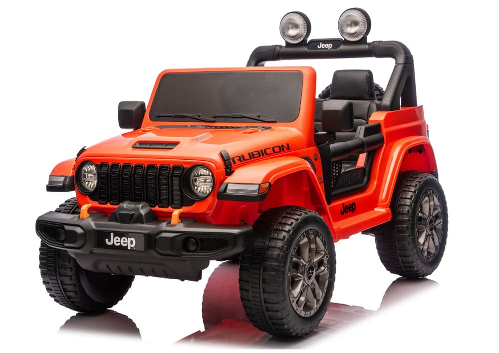 LEAN CARS Akumulatorski Jeep Rubicon 4x4 (oranžni) 2