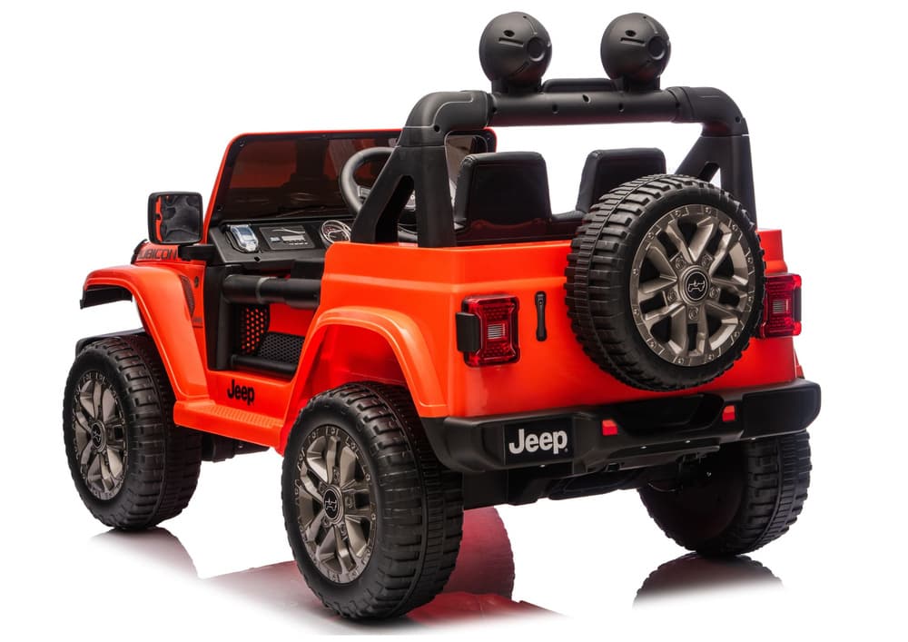 LEAN CARS Akumulatorski Jeep Rubicon 4x4 (oranžni) 5