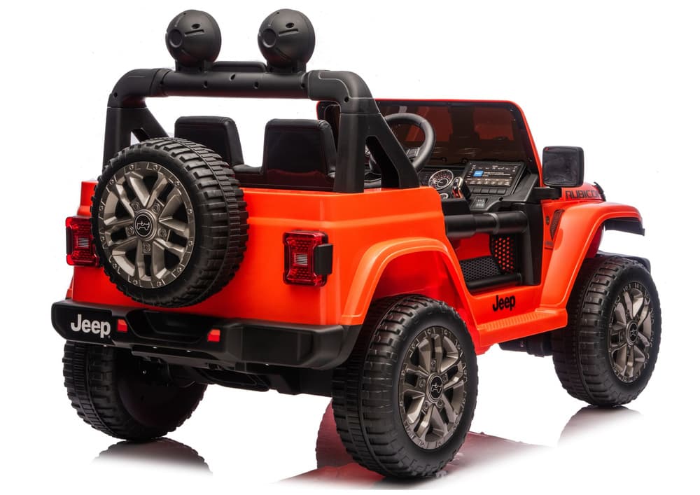 LEAN CARS Akumulatorski Jeep Rubicon 4x4 (oranžni) 6