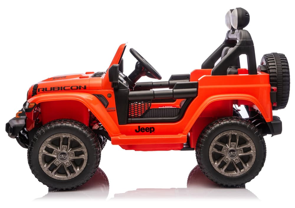 LEAN CARS Akumulatorski Jeep Rubicon 4x4 (oranžni) 8