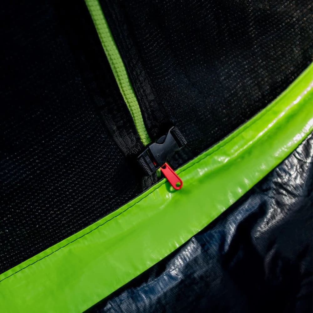Vrtna trampolina LEAN, notranja mreža, črno-zelena, 183 cm (6ft) 5