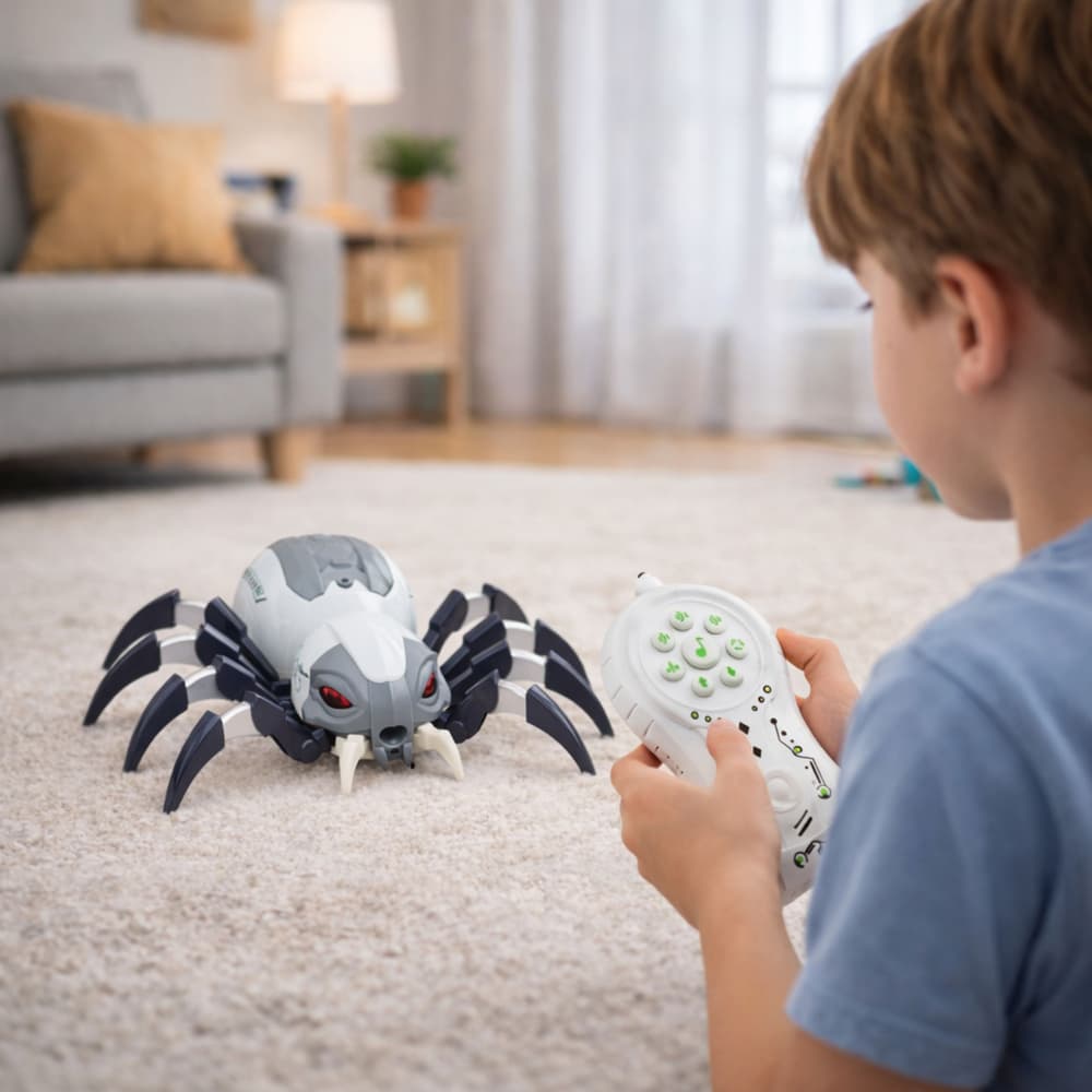 Robot pajek na daljinsko vodenje RC, z efektom dima 6