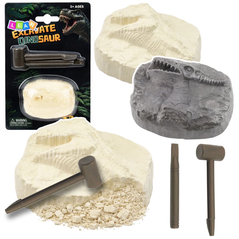 LEAN TOYS Arheološki set: Odprava v kamnu z dinozavrom