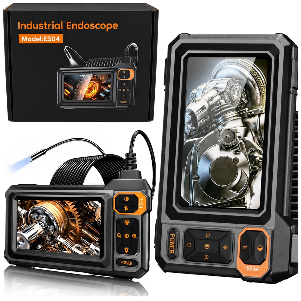 LEAN Endoskop kamera z LCD 4,3'', IP67, 8 LED
