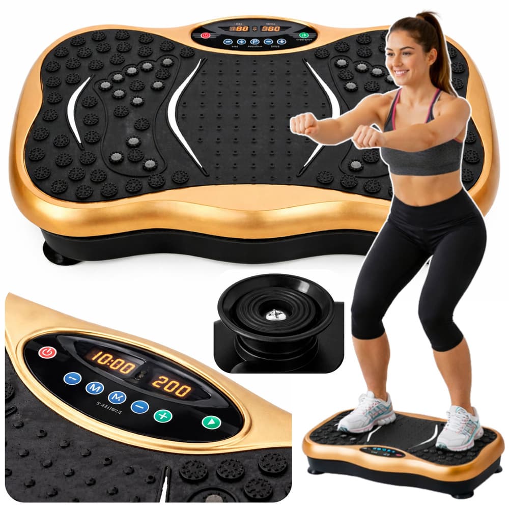 Vibracijska platforma za fitnes trening z Bluetooth zvočniki LEAN