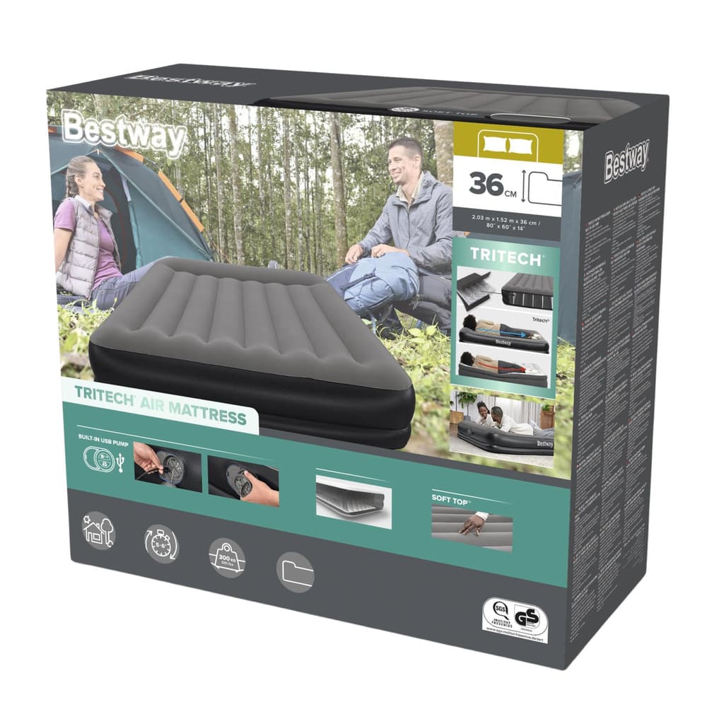 BESTWAY TriTech Zračna Vzmetnica 203x152cm (dvojna) 8