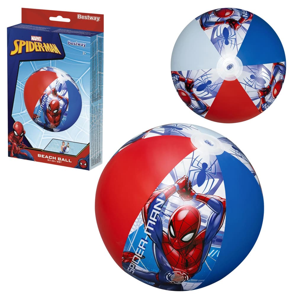Napihljiva plažna žoga Marvel Spider-Man 51cm BESTWAY