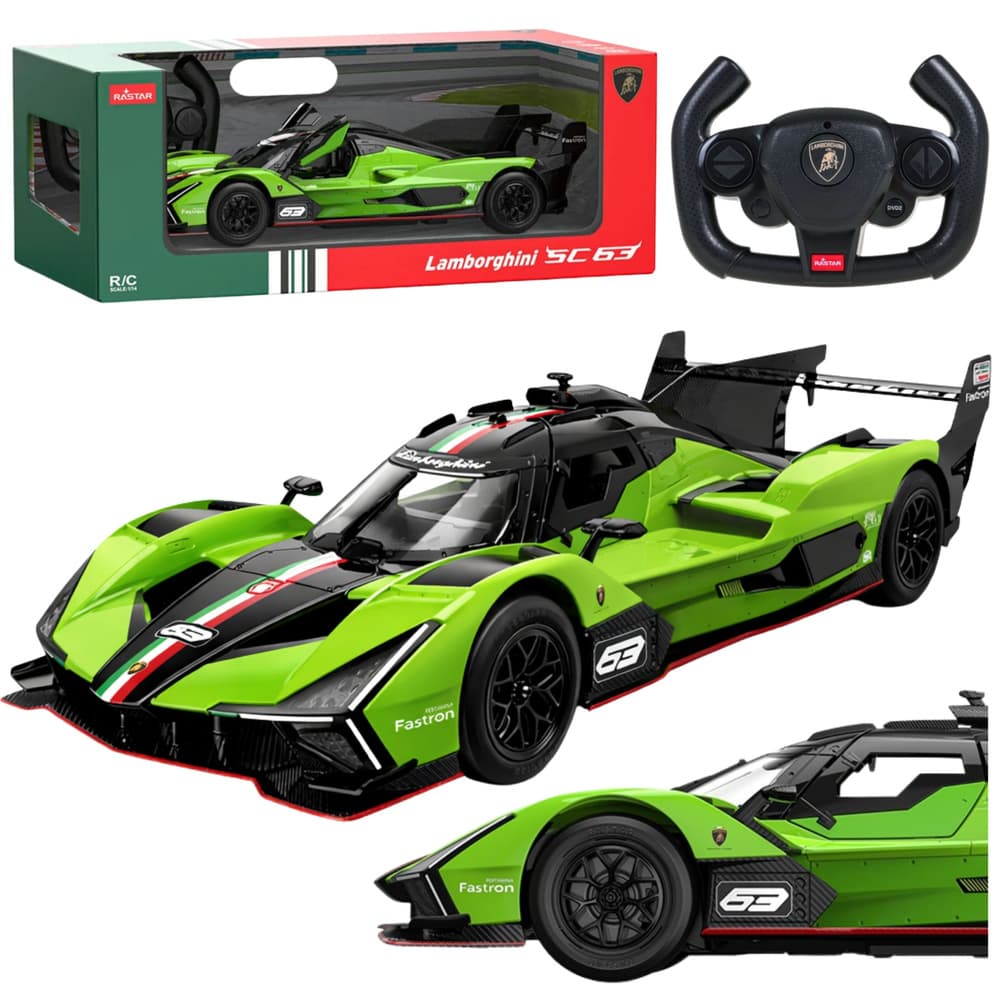 RASTAR RC avto Lamborghini SC63, zeleno-črn, 1:14