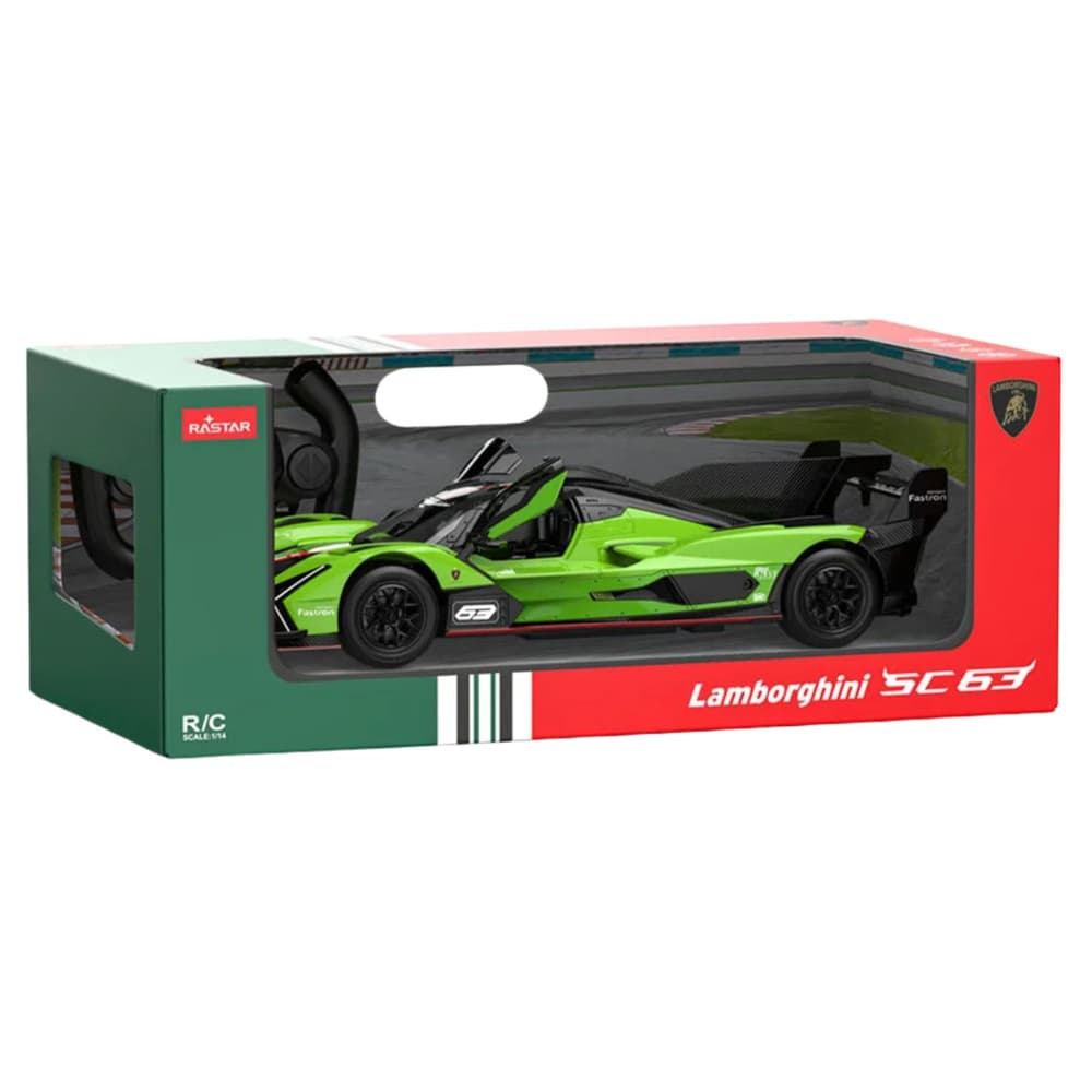 RASTAR RC avto Lamborghini SC63, zeleno-črn, 1:14 5