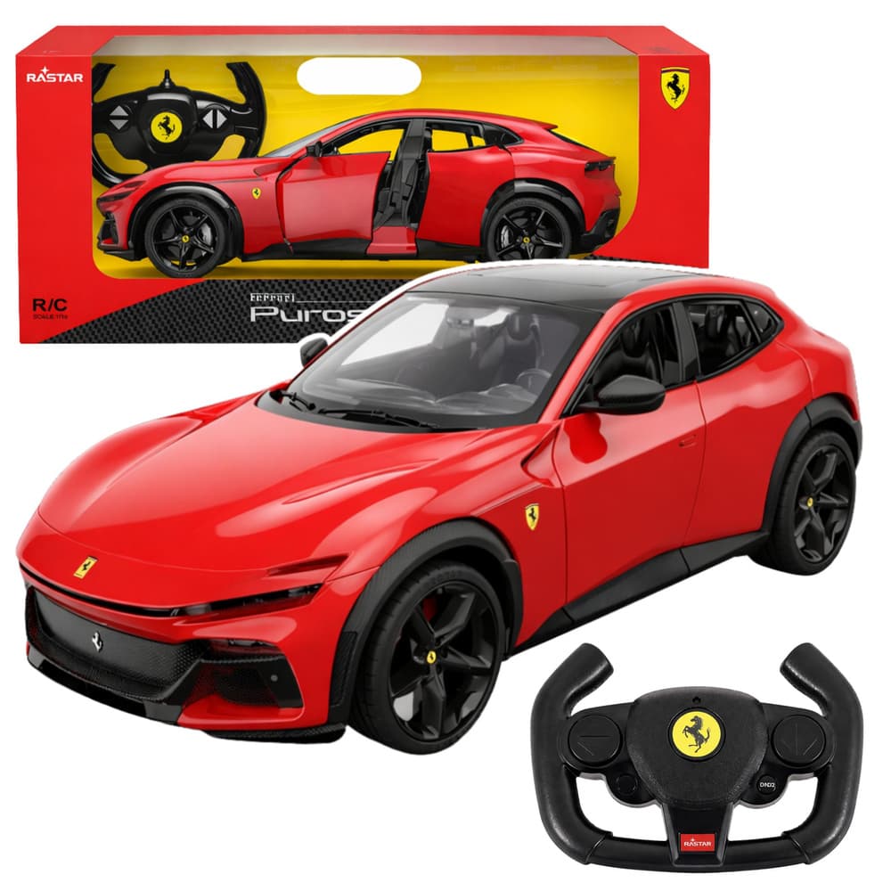 RASTAR RC avto Ferrari Purosangue, rdeč, 1:14
