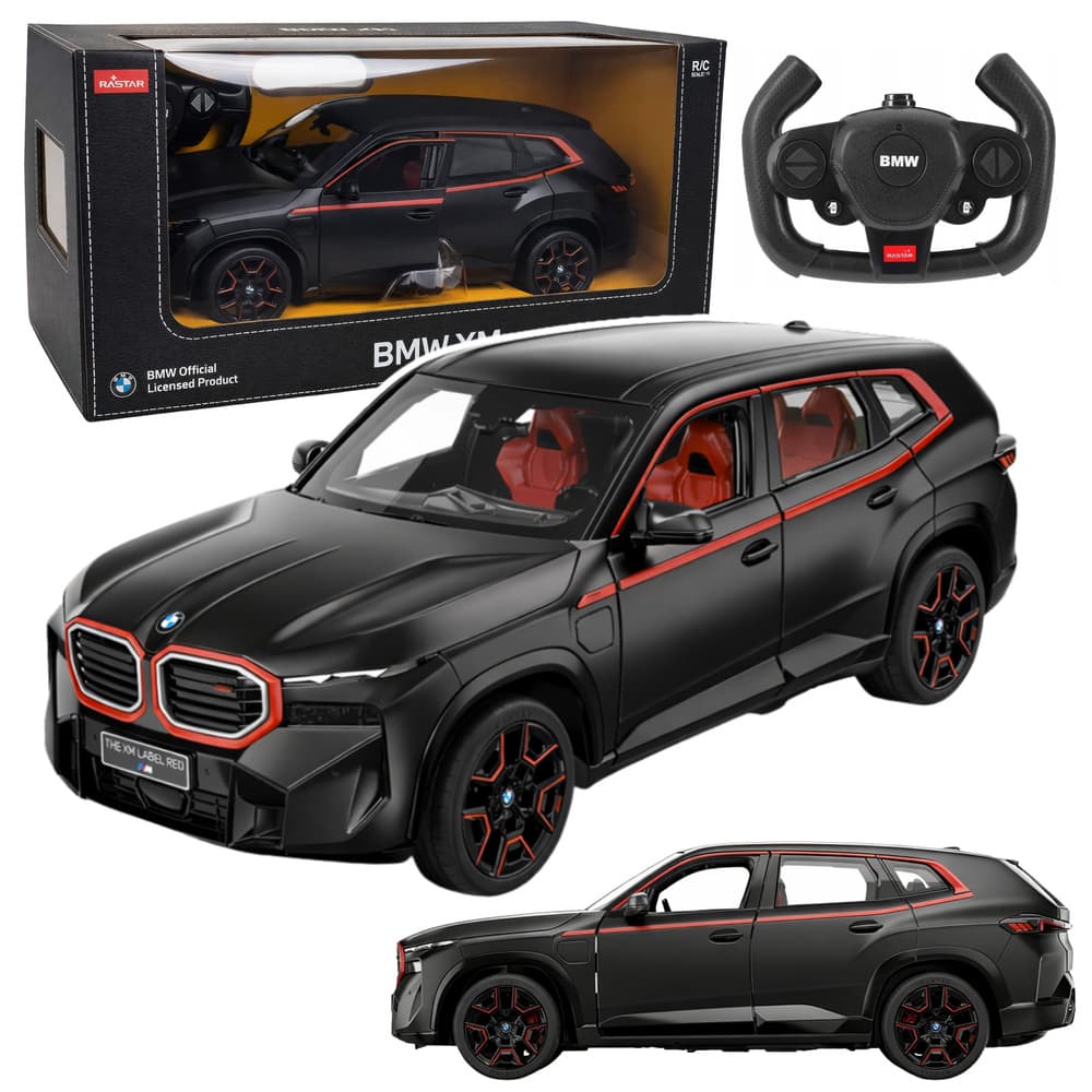 RASTAR RC avto BMW XM, črn, 1:14