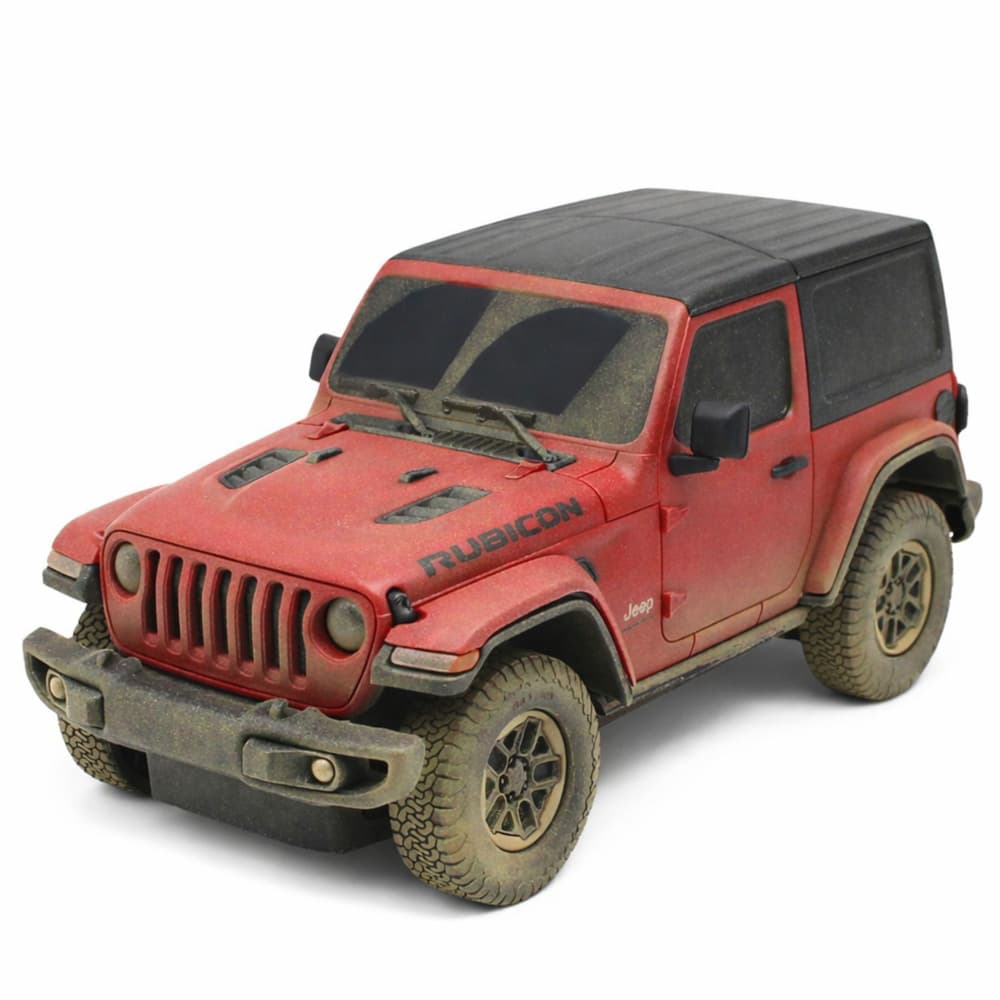 RASTAR RC terenski avto JEEP Wrangler Rubicon Muddy, rdeč, 1:24 2