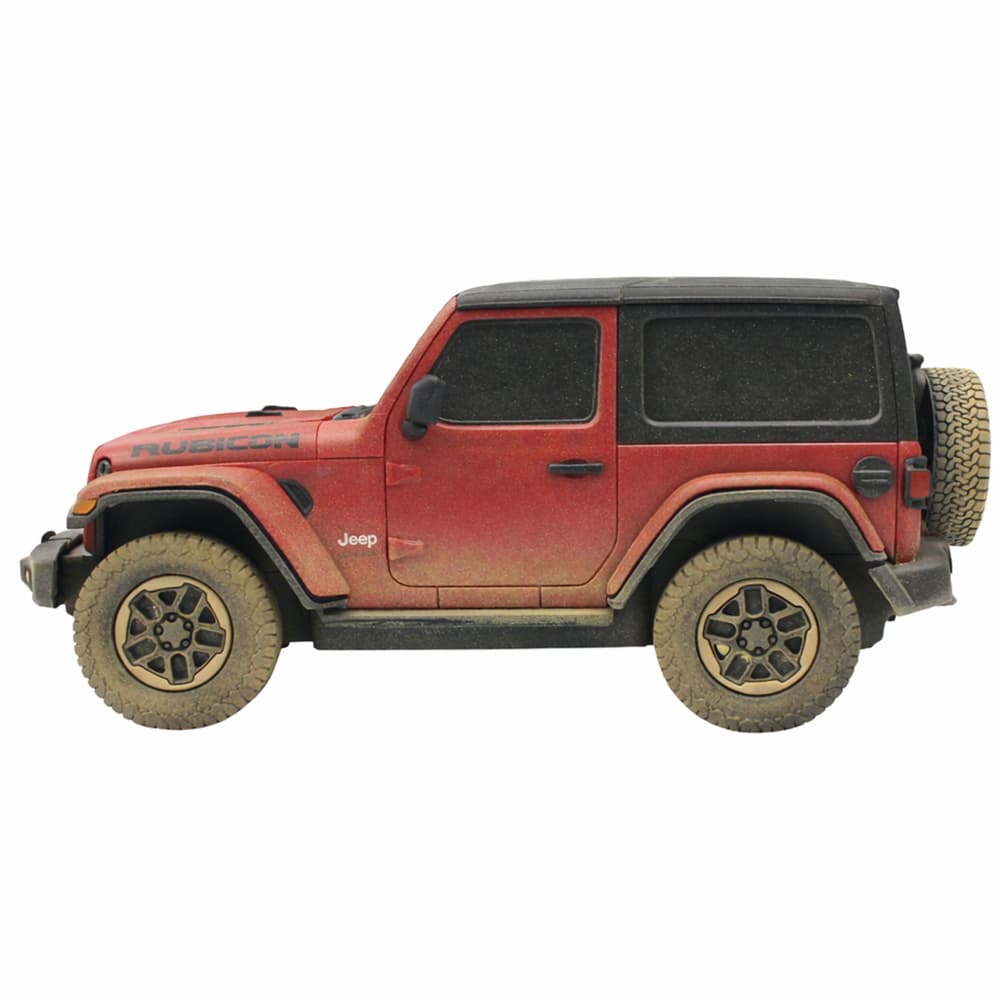 RASTAR RC terenski avto JEEP Wrangler Rubicon Muddy, rdeč, 1:24 3
