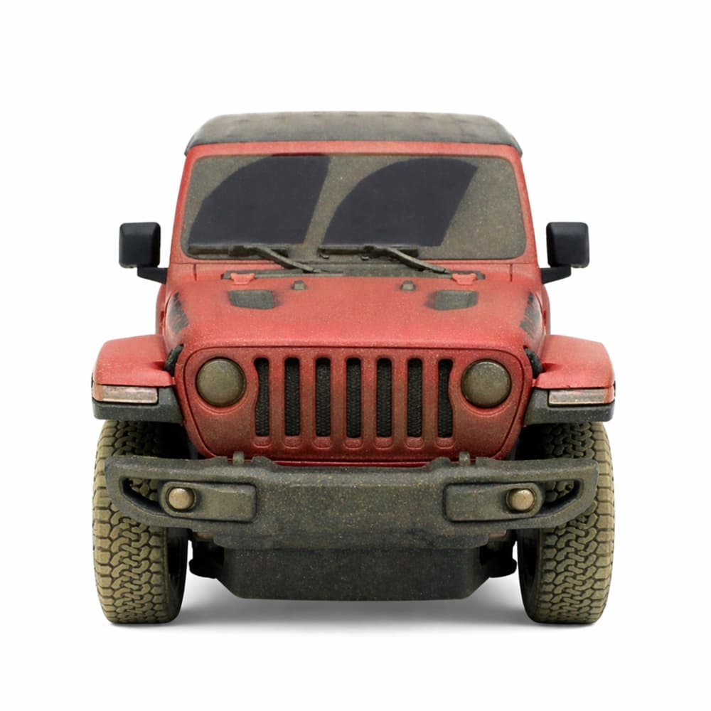 RASTAR RC terenski avto JEEP Wrangler Rubicon Muddy, rdeč, 1:24 4