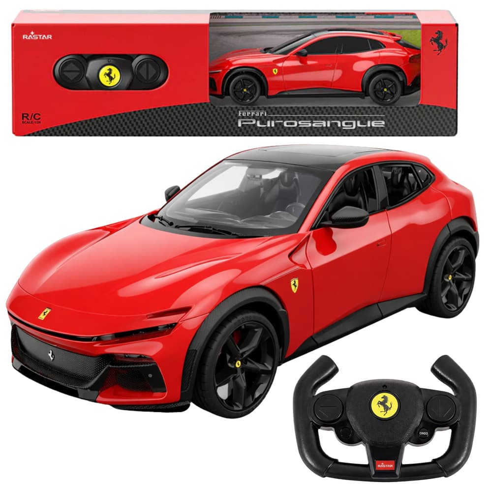 RC avto Rastar Ferrari Purosangue, rdeč, 1:24