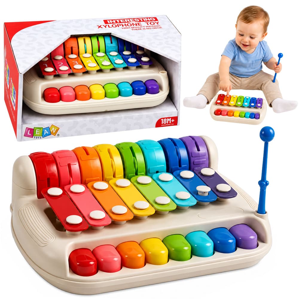 AnP-29520 Otroška glasbena igrača LEAN TOYS: ksilofon + klaviatura