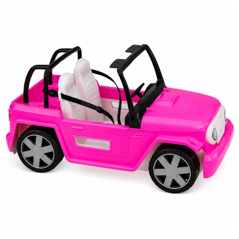 Lutka Bella v roza kabrioletu, 30 cm, LEAN TOYS 3