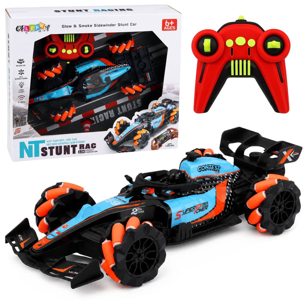 AnP-29710 RC dirkalnik LEAN TOYS 4WD, obračanje 360°, LED luči (1:14)