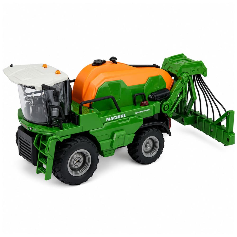 RC kmetijski kombajn z razpršilnikom, luči, zvoki, 1:24 2